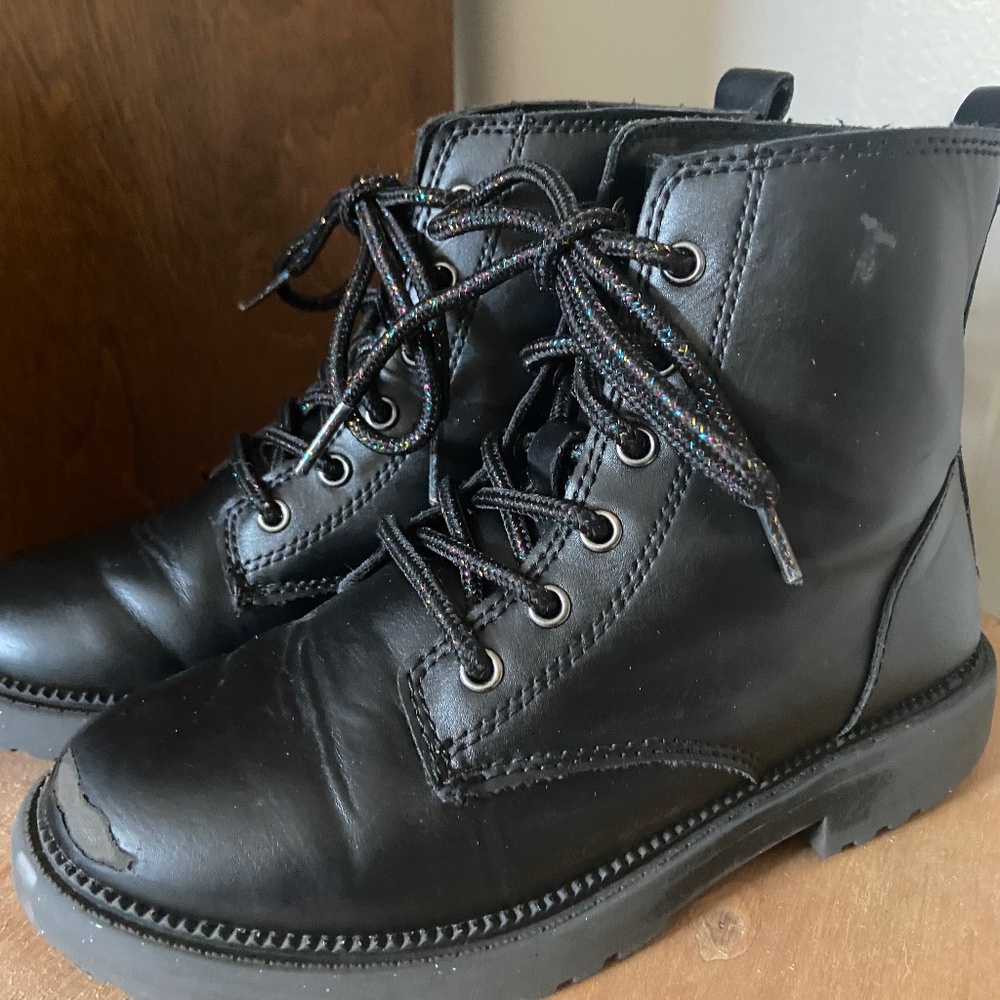 Girls Black Old Navy Boots Size 13